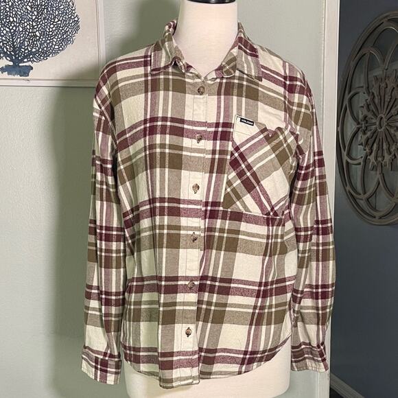 Plaid Button-Up Shirt - Picture 1 of 4